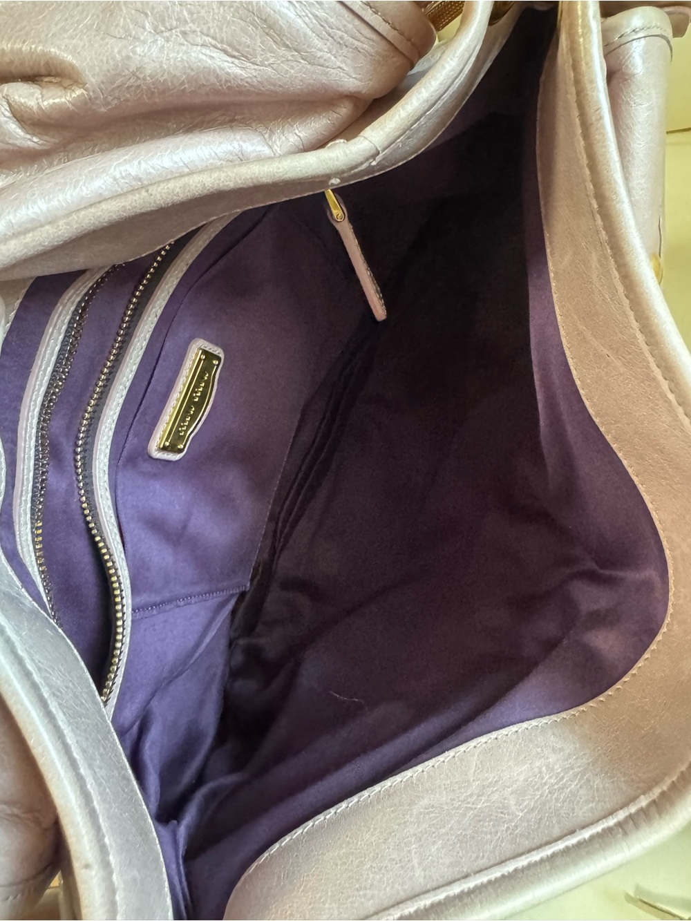 Miu Miu Neutral Pink Matelassé Coffer Hobo Bag w/ Strap - Picture 9 of 16
